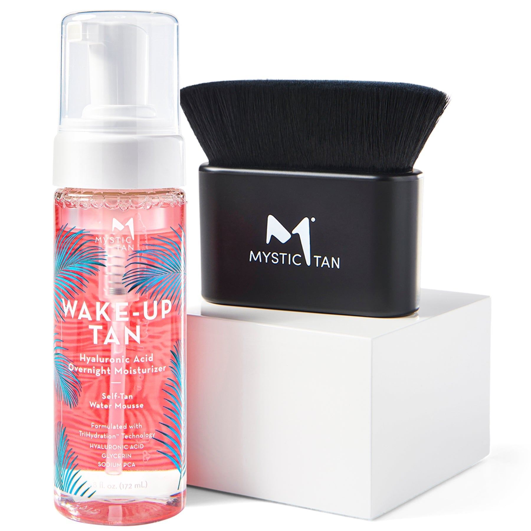 Mystic Tan Wake-Up Tan Water Mousse & Brush Bundle 5.8 oz