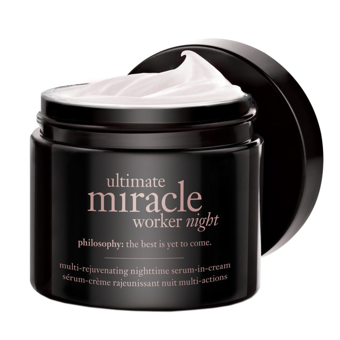Philosophy Ultimate Miracle Worker Night multi-rejuvenating night serum for anti aging in black jar