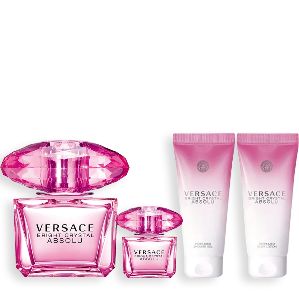 Versace Bright Crystal Absolu 3 oz. Gift Set – Face and Body Shoppe