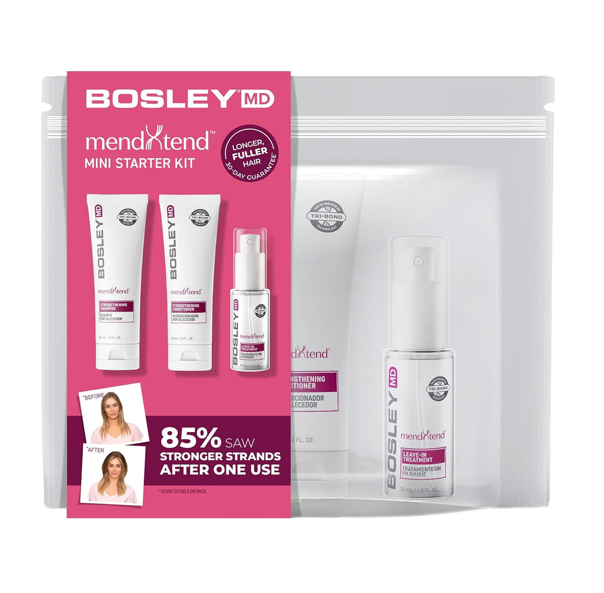 BosleyMD MendXtend Travel Kit Face and Body Shoppe