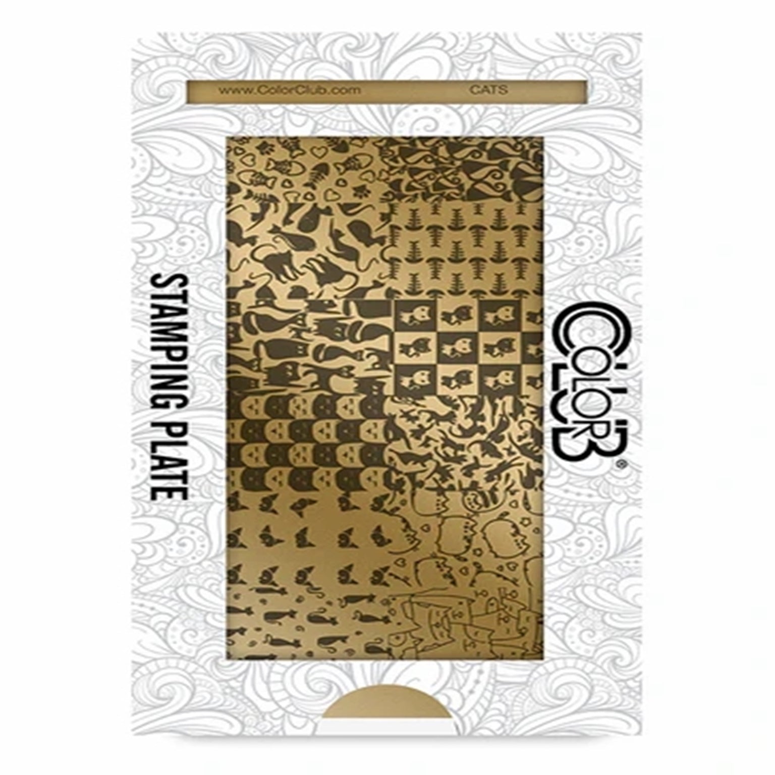 Color Club Nail Art Stamping Plate Metal Printing Stencil