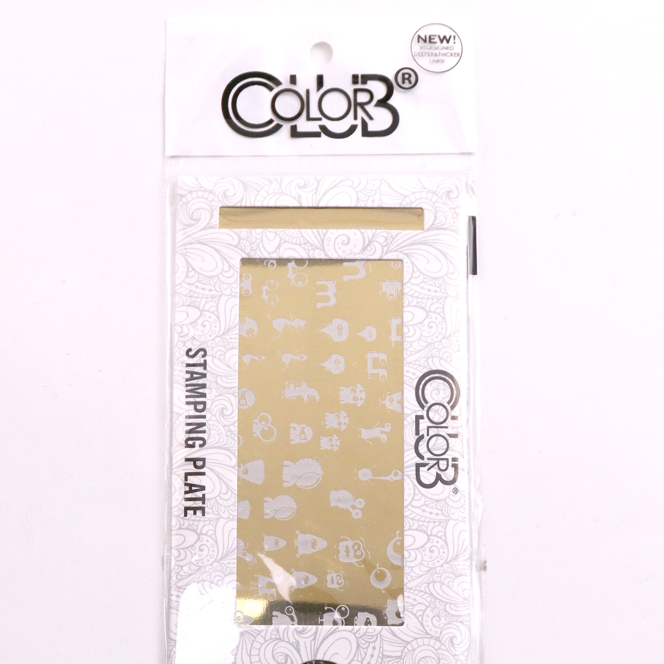 Color Club Nail Art Stamping Plate Metal Printing Stencil