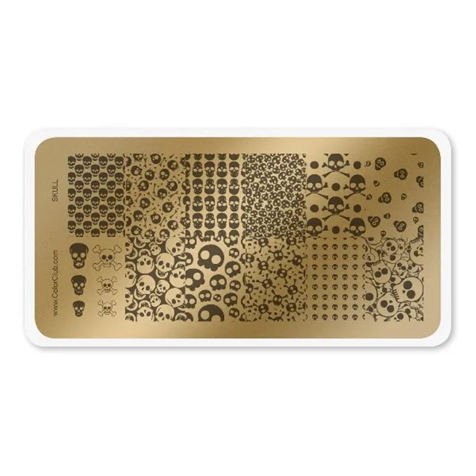 Color Club Nail Art Stamping Plate Metal Printing Stencil