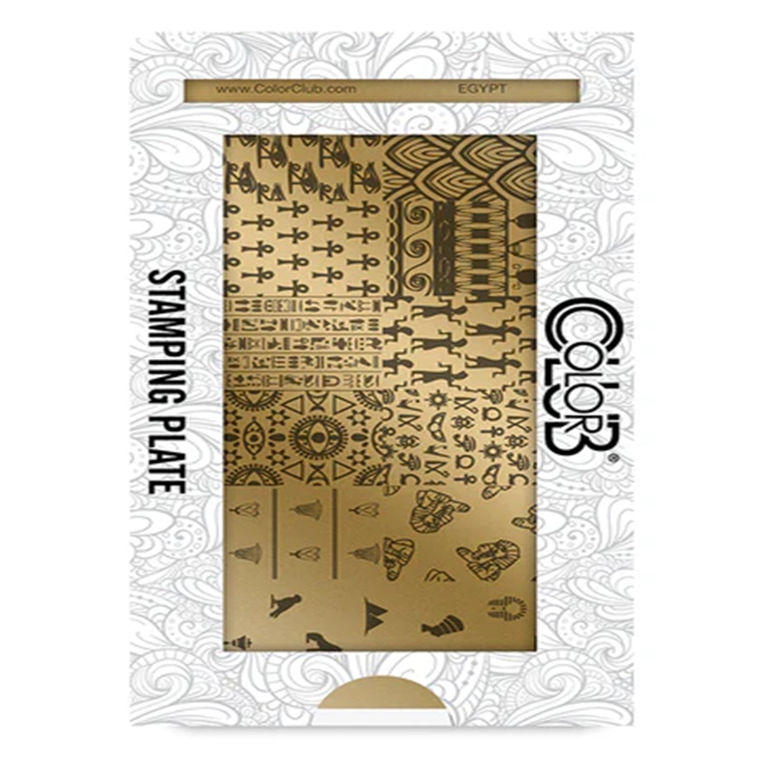 Color Club Nail Art Stamping Plate Metal Printing Stencil