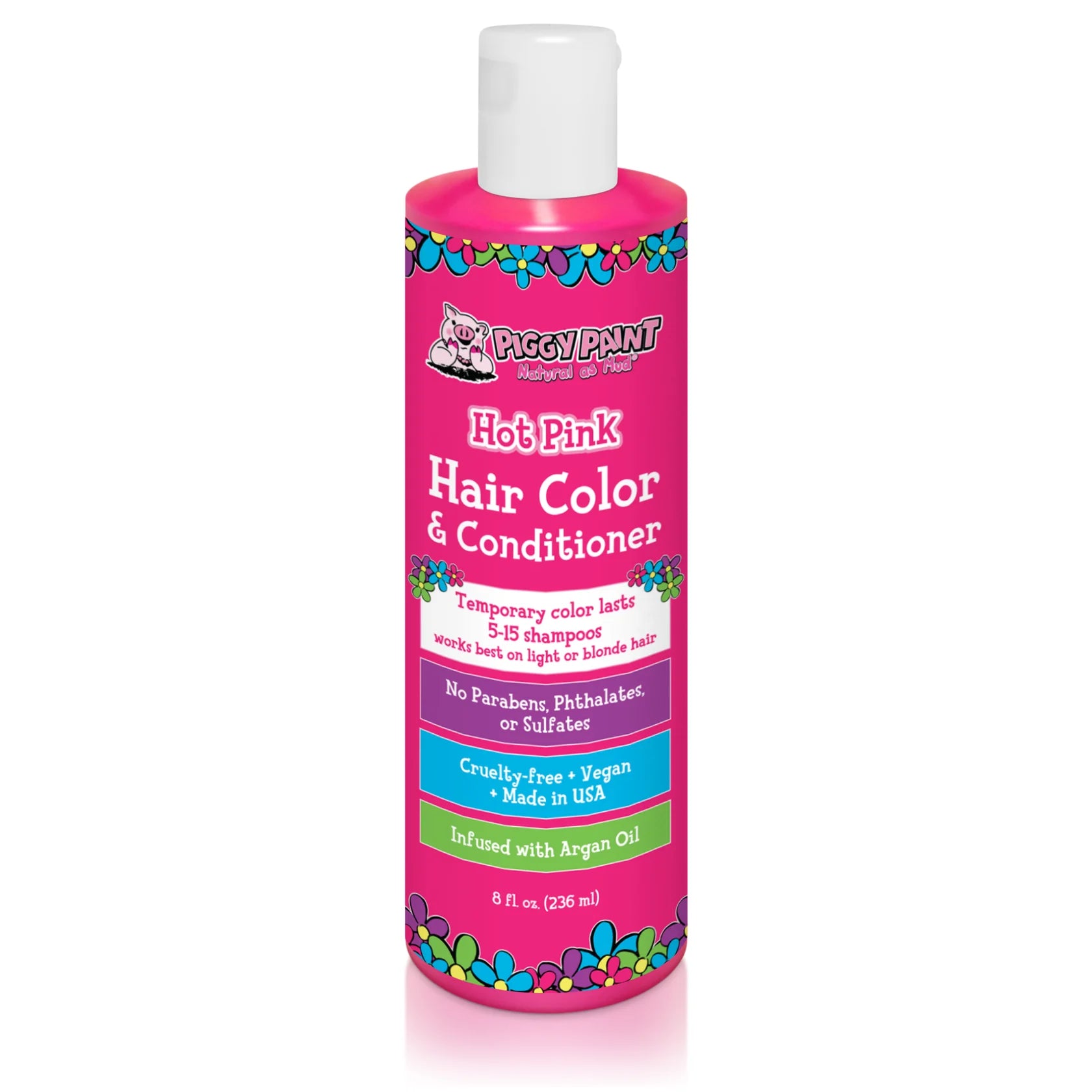 Piggy Paint Hot Pink Hair Color & Conditioner