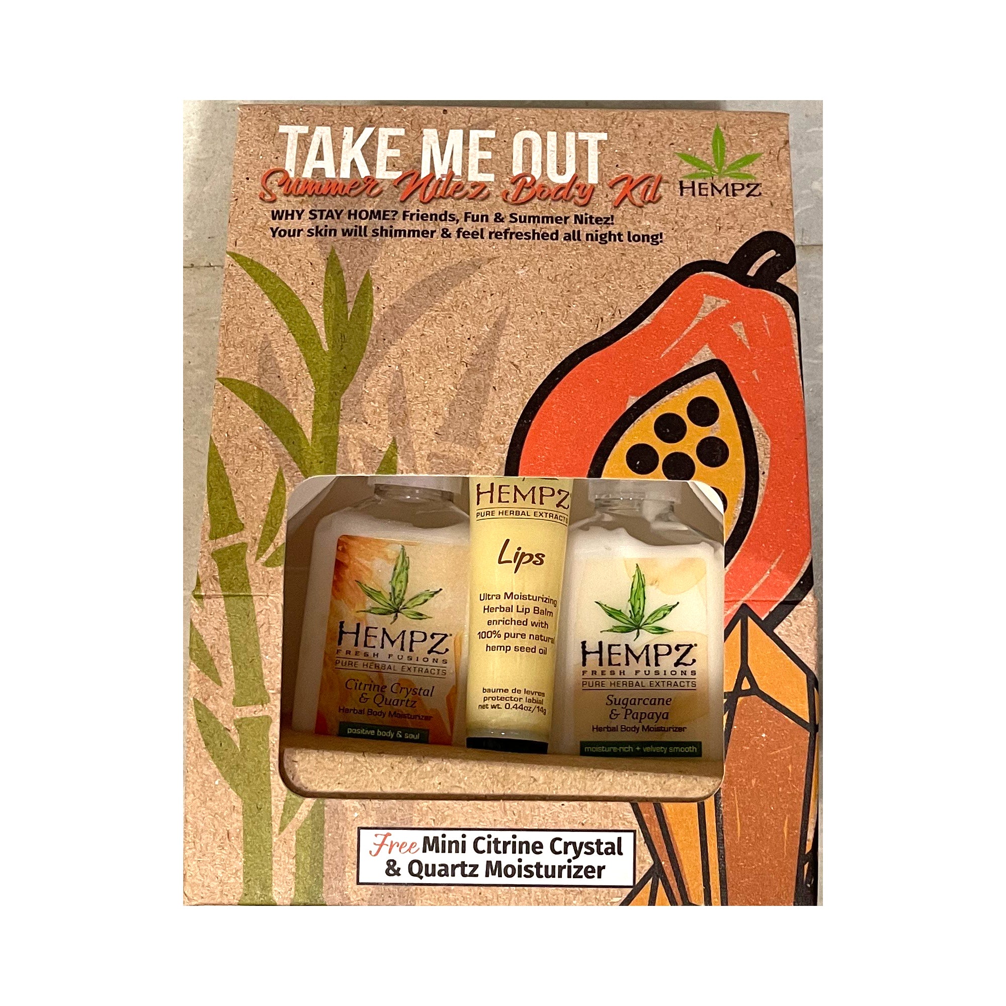 Hempz Take Me Out Summer Nitez Body Kit
