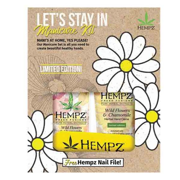 Hempz Let's Stay In Manicure Kit