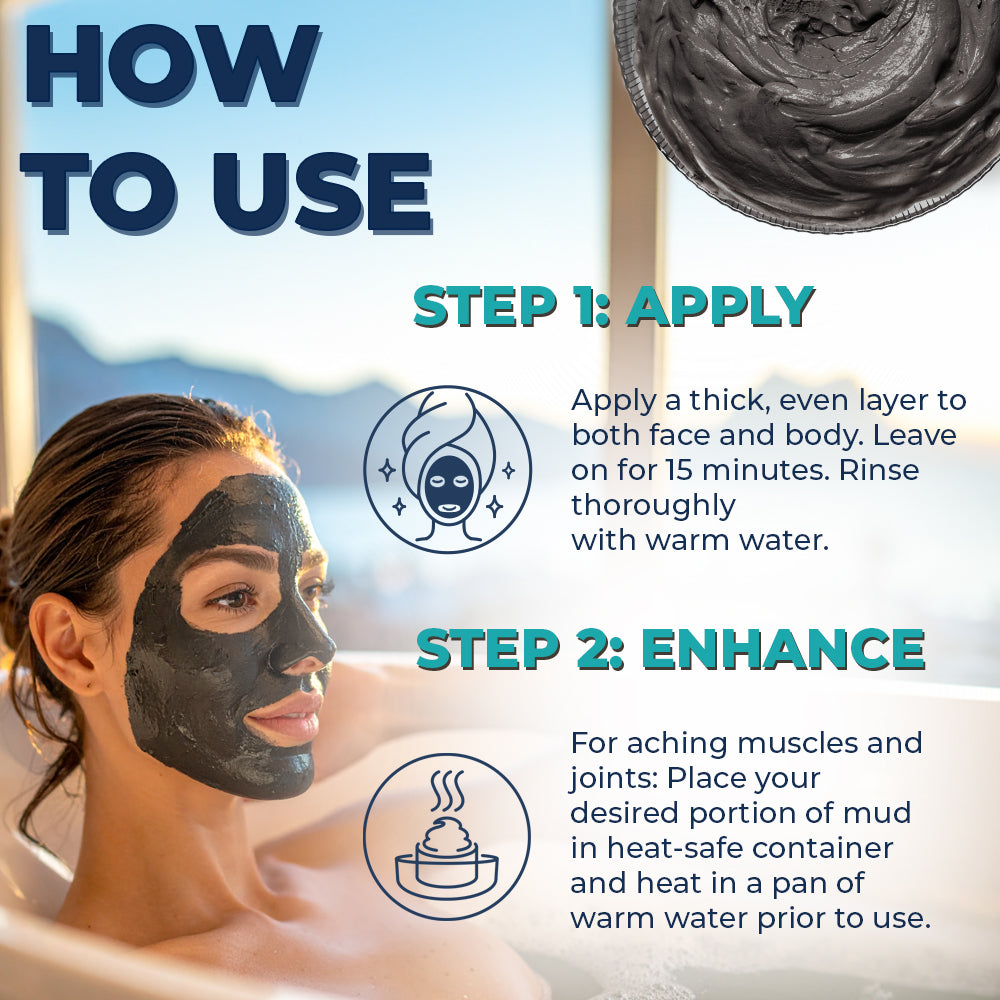Natural Elephant Dead Sea Mud Mask 9.9 oz (280 g)