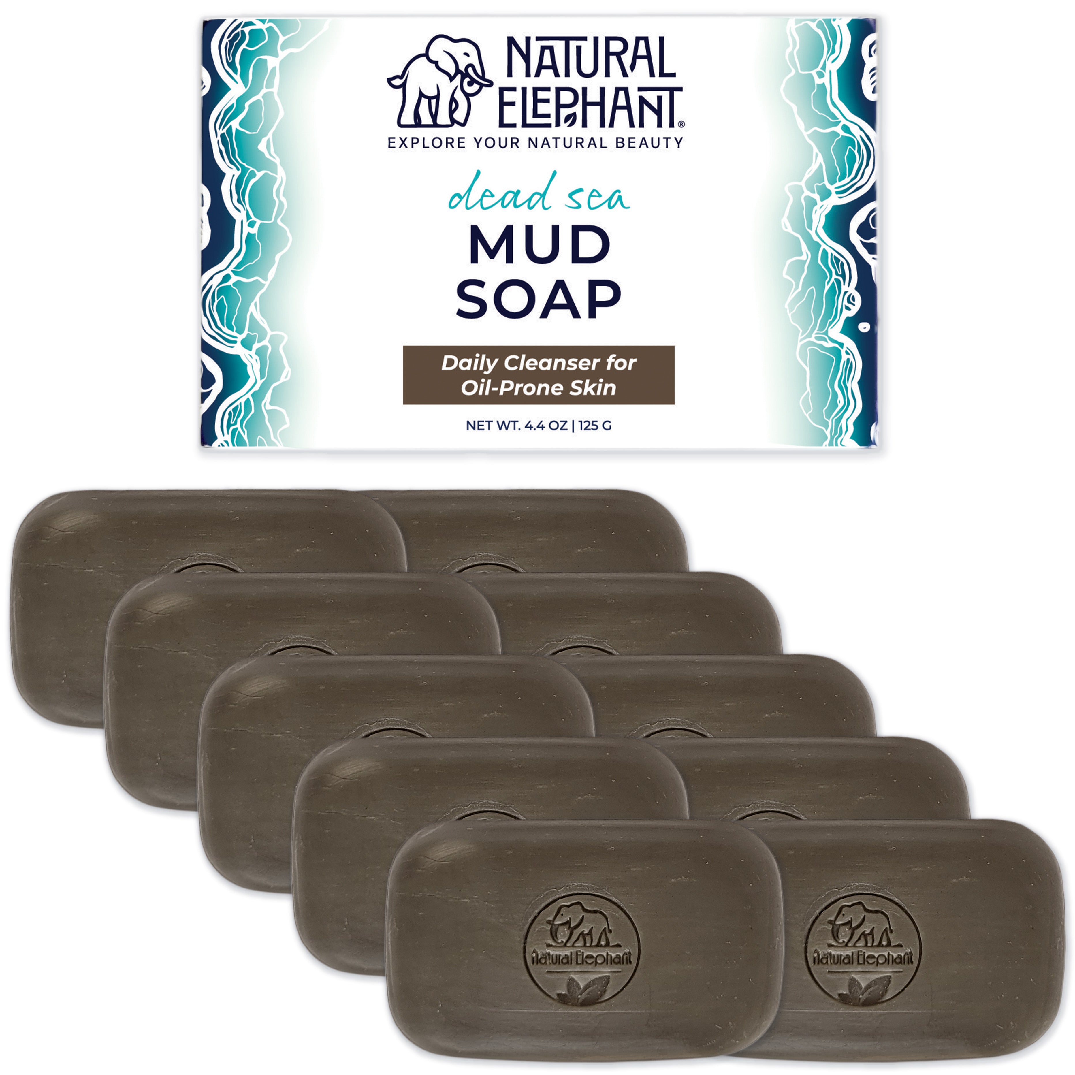 Natural Elephant Dead Sea Mud Soap 4.4 oz