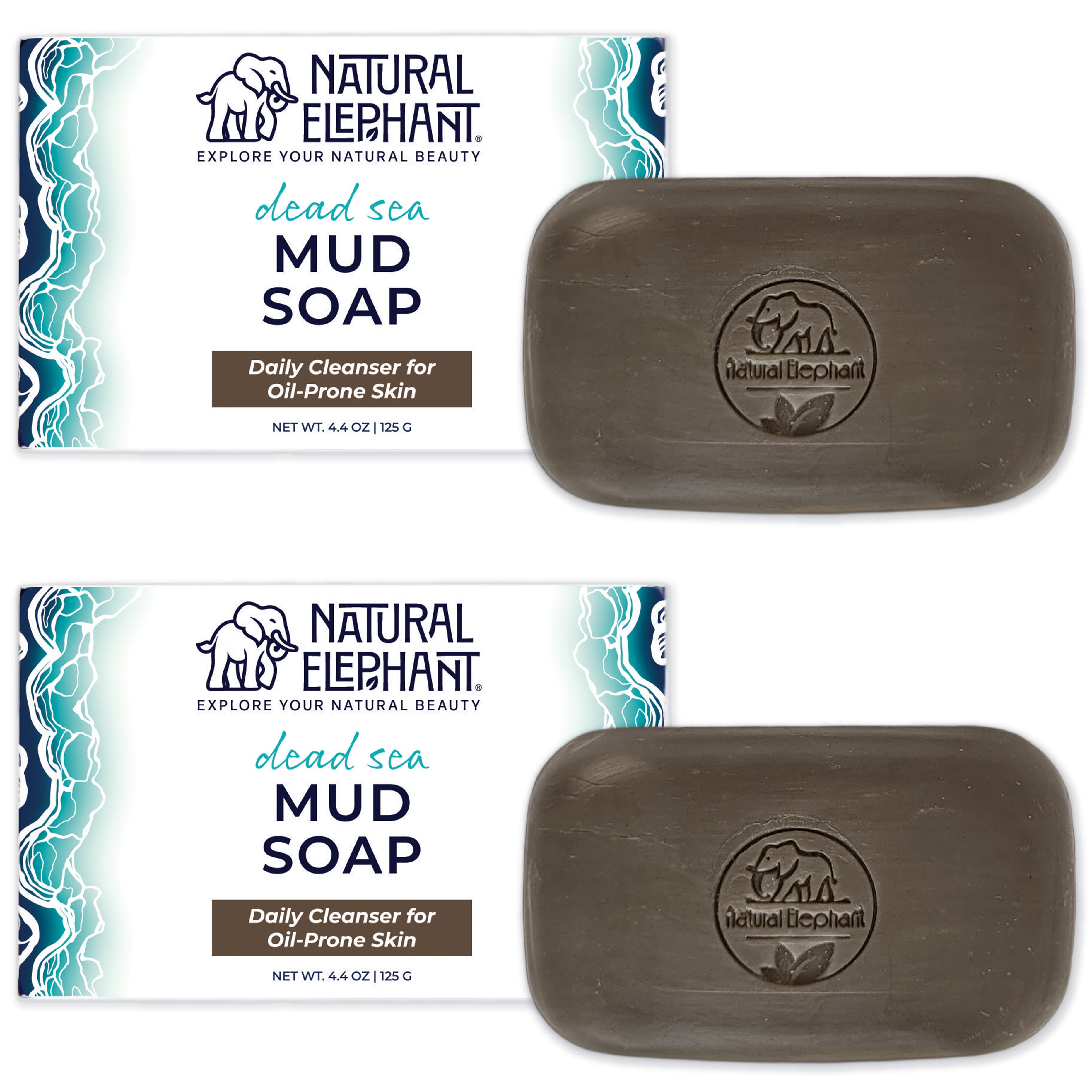 Natural Elephant Dead Sea Mud Soap 4.4 oz