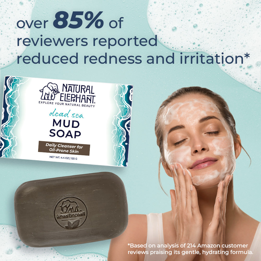 Natural Elephant Dead Sea Mud Soap 4.4 oz