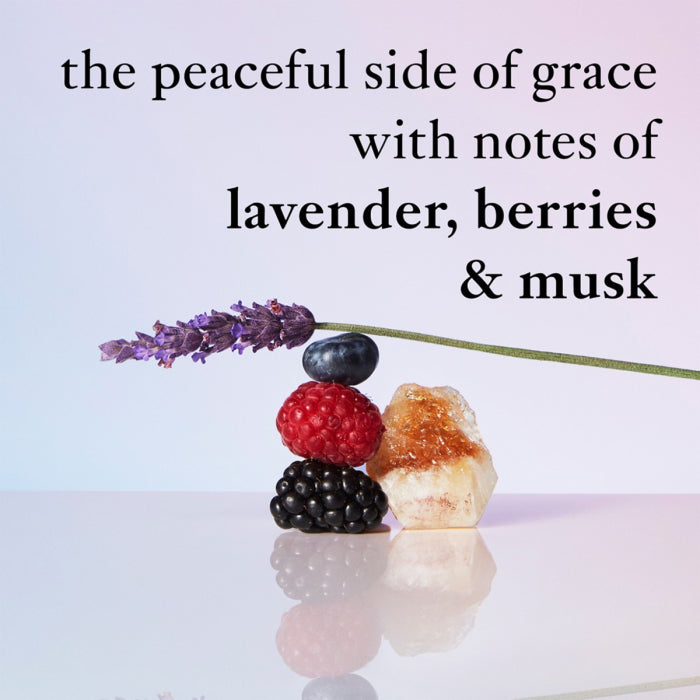 Philosophy lavender firming body lotion with notes of lavender, berries, and musk ingredients