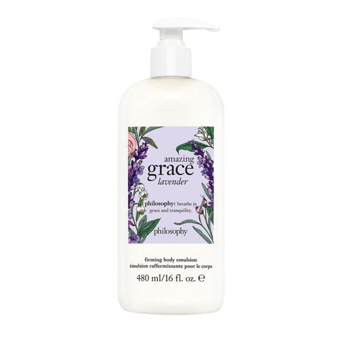 Philosophy lavender firming body lotion Amazing Grace in 16 fl oz pump bottle