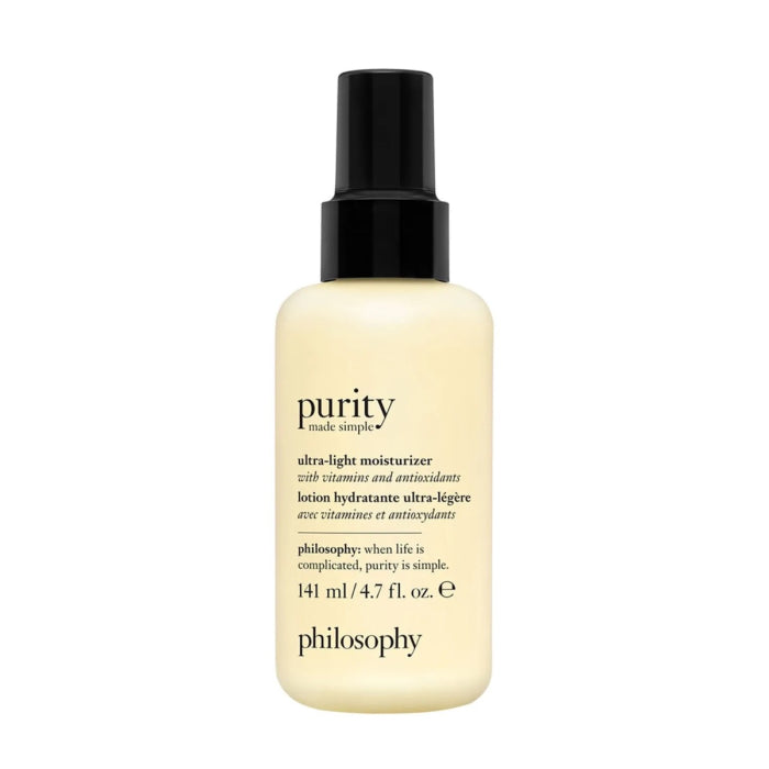 Philosophy Purity Made Simple moisturizer ultra-light moisturizing lotion in 4.7 fl oz bottle