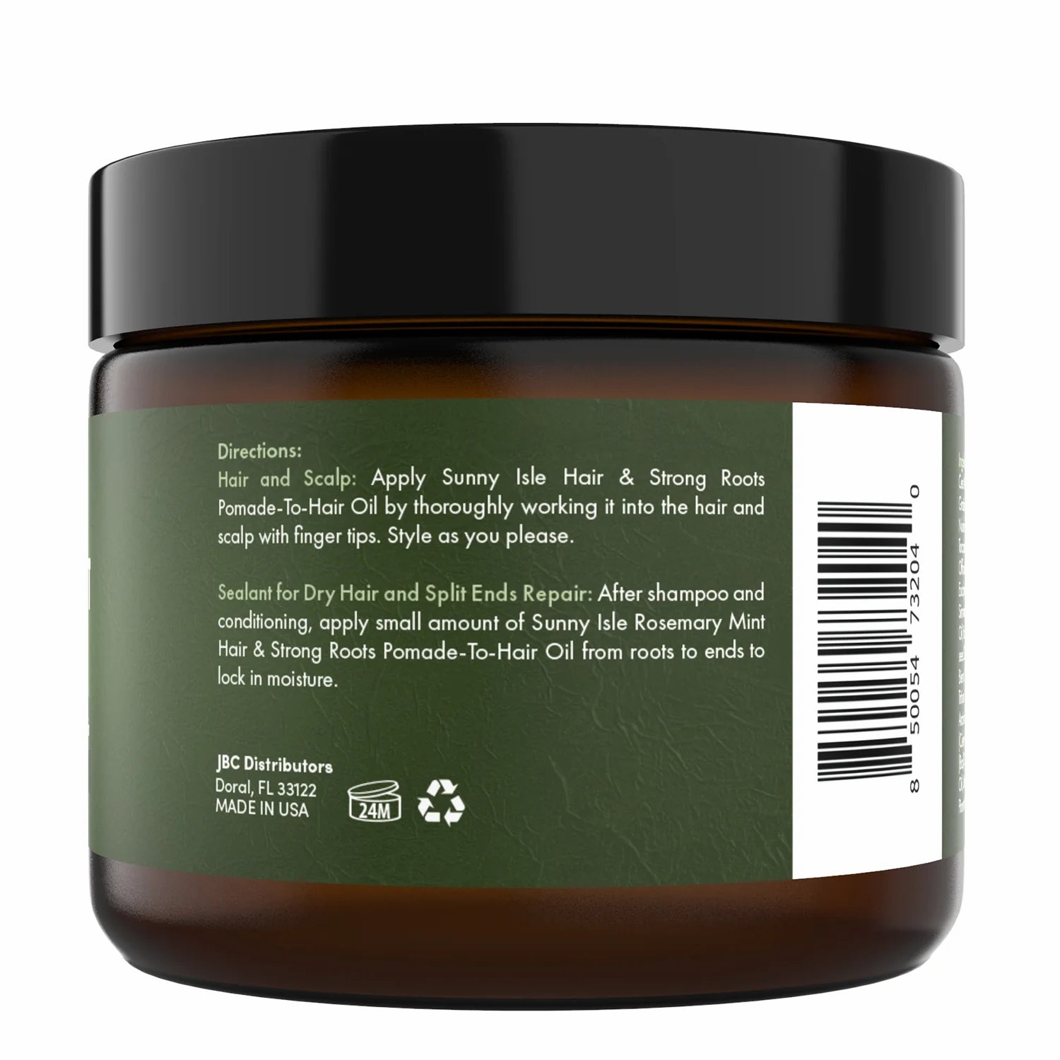 Sunny Isle Rosemary Mint Hair & Strong Roots Pomade 5 oz.