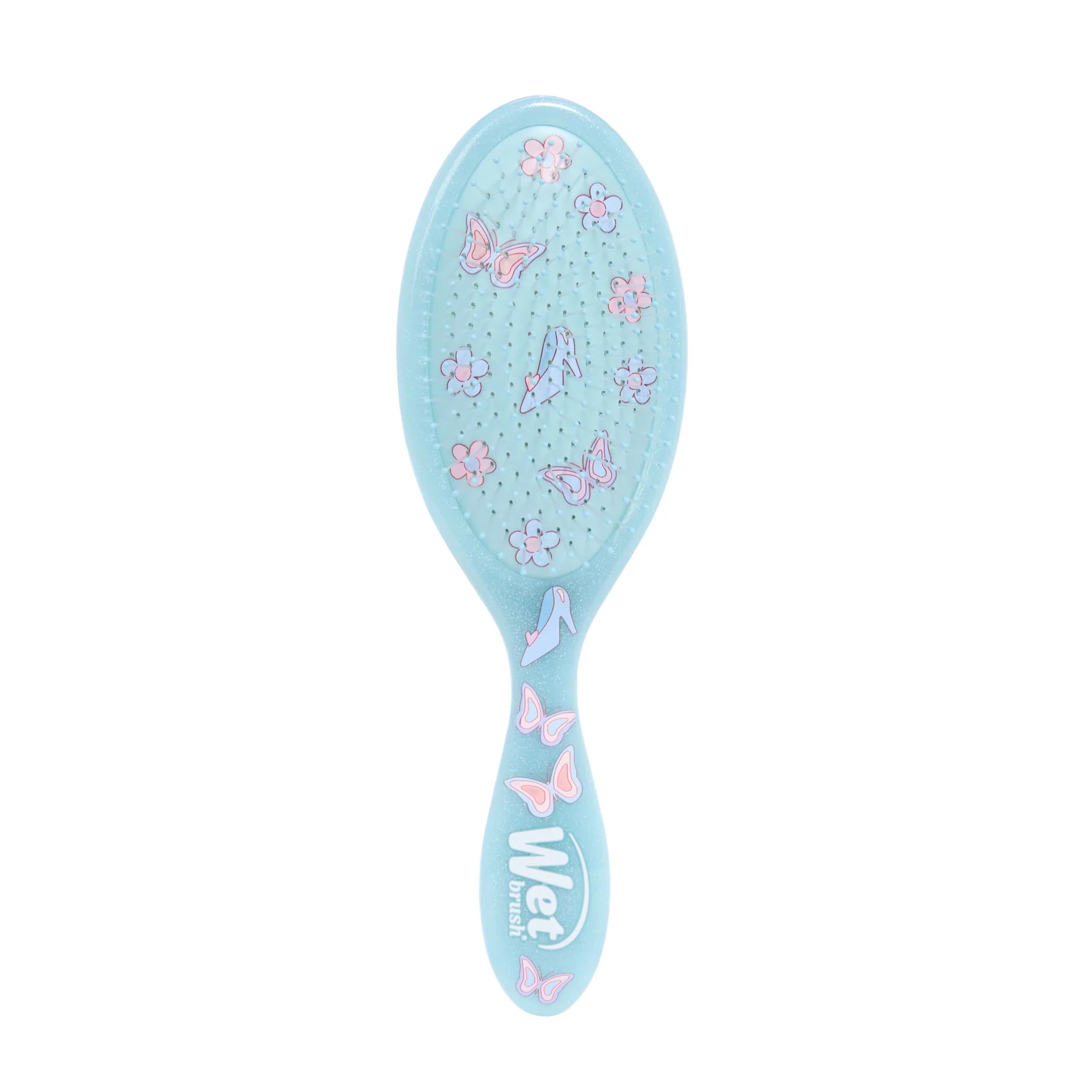 Wet Brush with Disney Dreamy Princess design featuring butterflies and flowers for gentle detangling