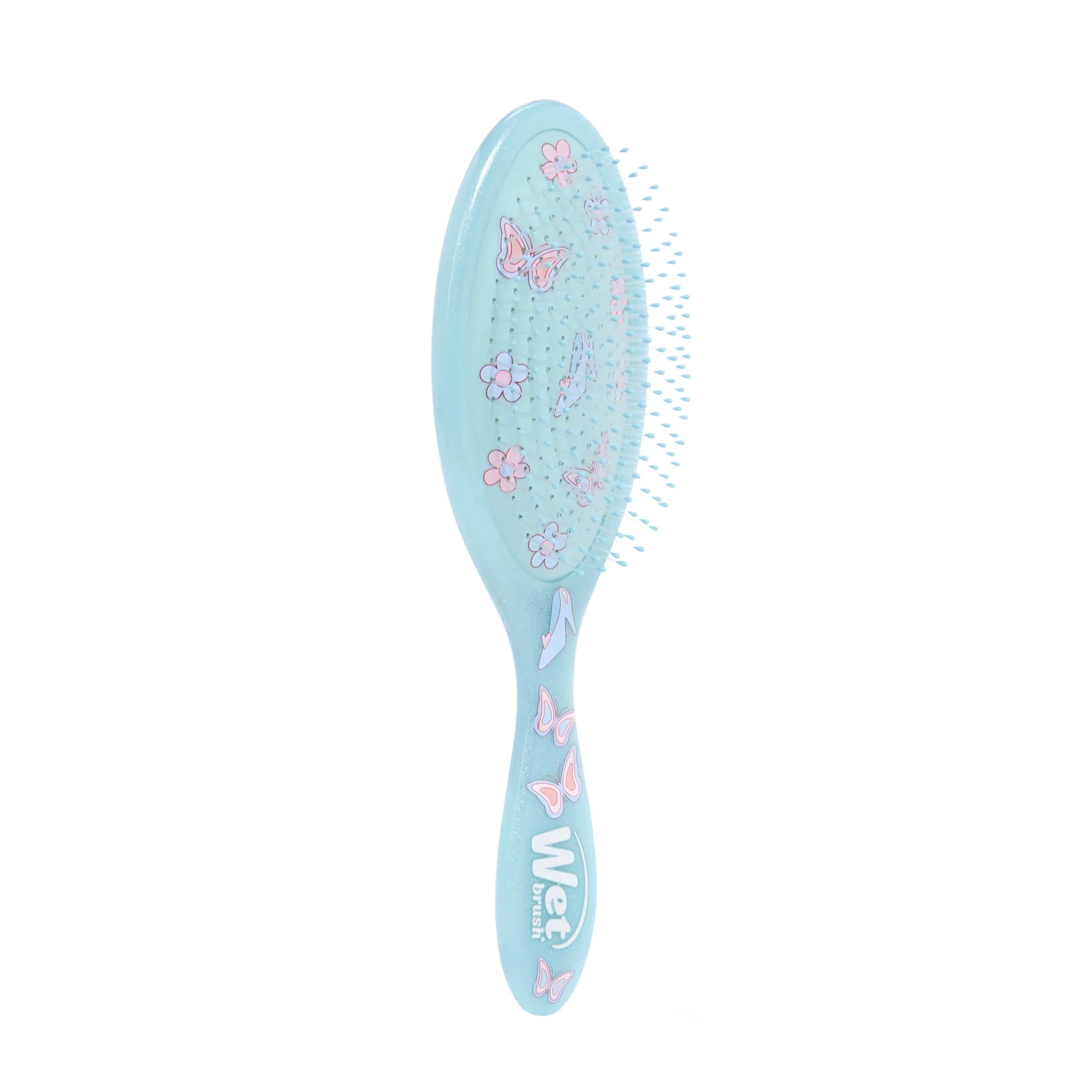 Disney Dreamy Princess hair brush by Wet Brush with colorful floral design and flexible bristles
