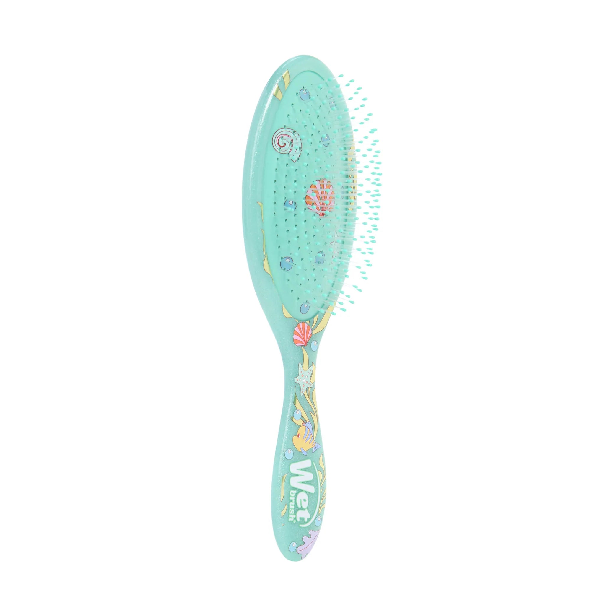 Disney Dreamy Princess hair brush by Wet Brush with ocean-themed design and flexible bristles