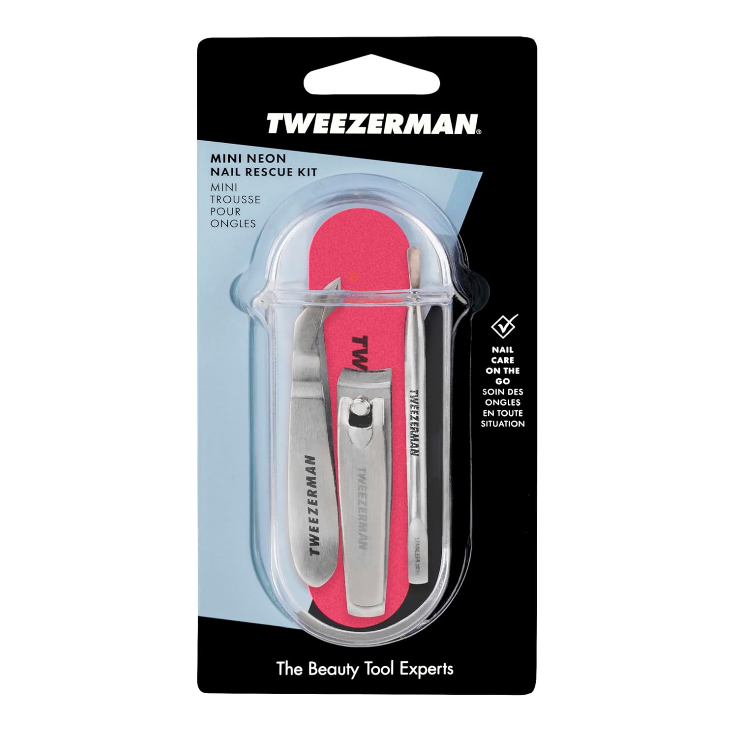 Tweezerman Mini Neon Nail Rescue Kit (4075-R)