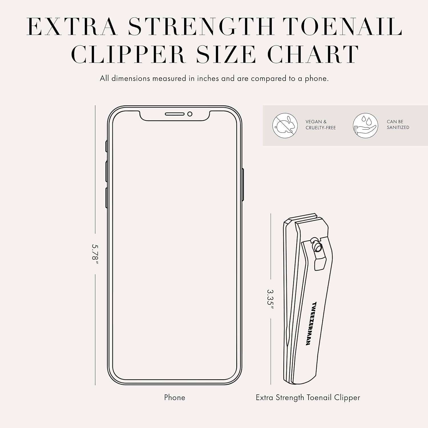 Tweezerman Extra Strength Toenail Clipper (5161-R1)
