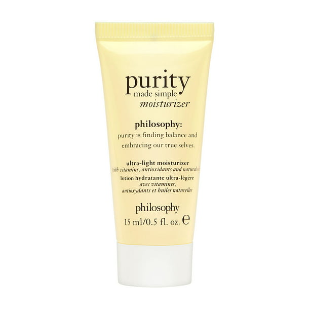 Philosophy Purity Made Simple moisturizer ultra-light 15ml tube with vitamins and antioxidants