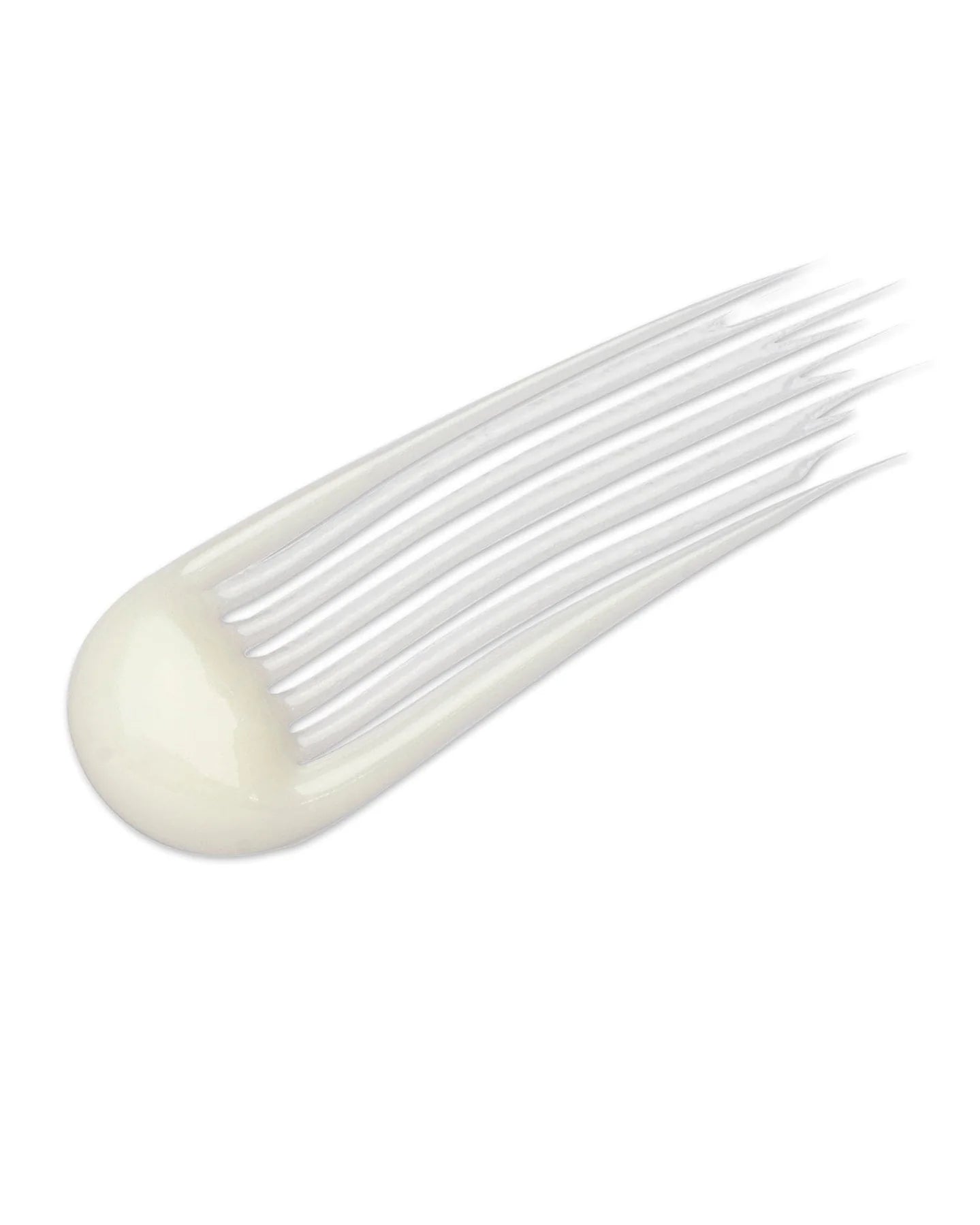 Close-up of white creamy texture of Aquage thickening conditioner on a white background