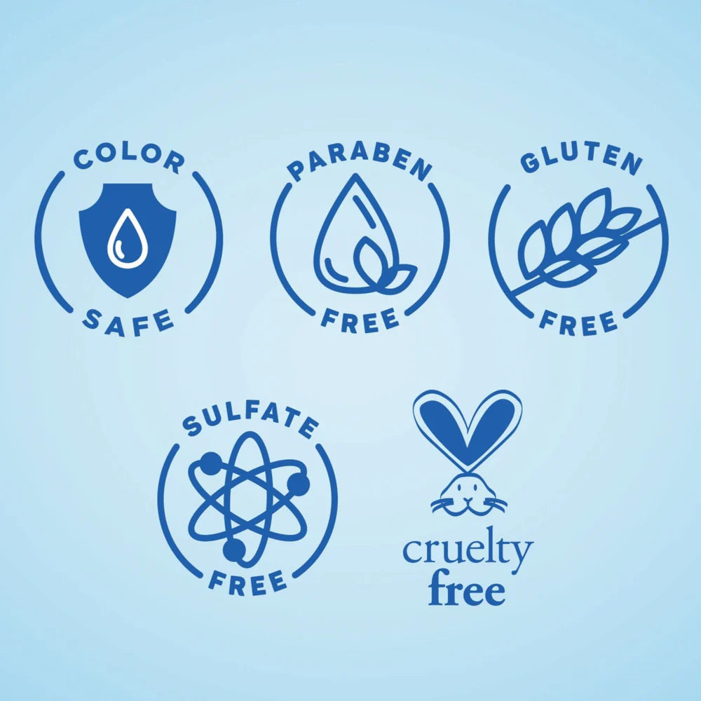 Aquage treatment for losing hair with labels for color safe, sulfate free, and cruelty free features