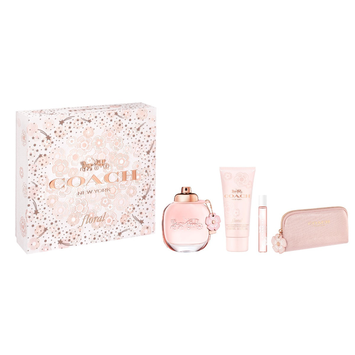 Coach Floral 4Piece Gift Set Face and Body Shoppe