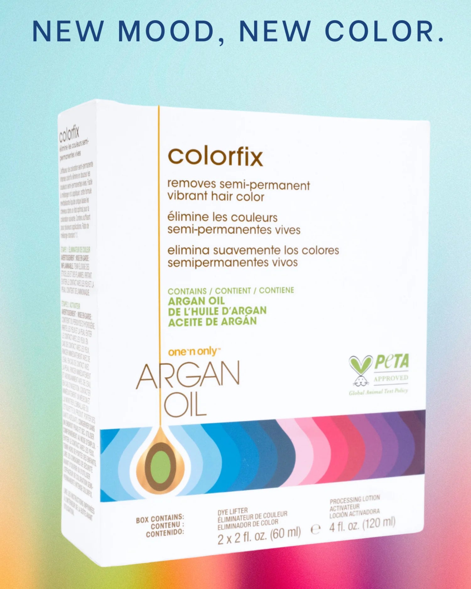 One 'N Only Colorfix semi-permanent hair color remover with argan oil for vibrant hair color removal