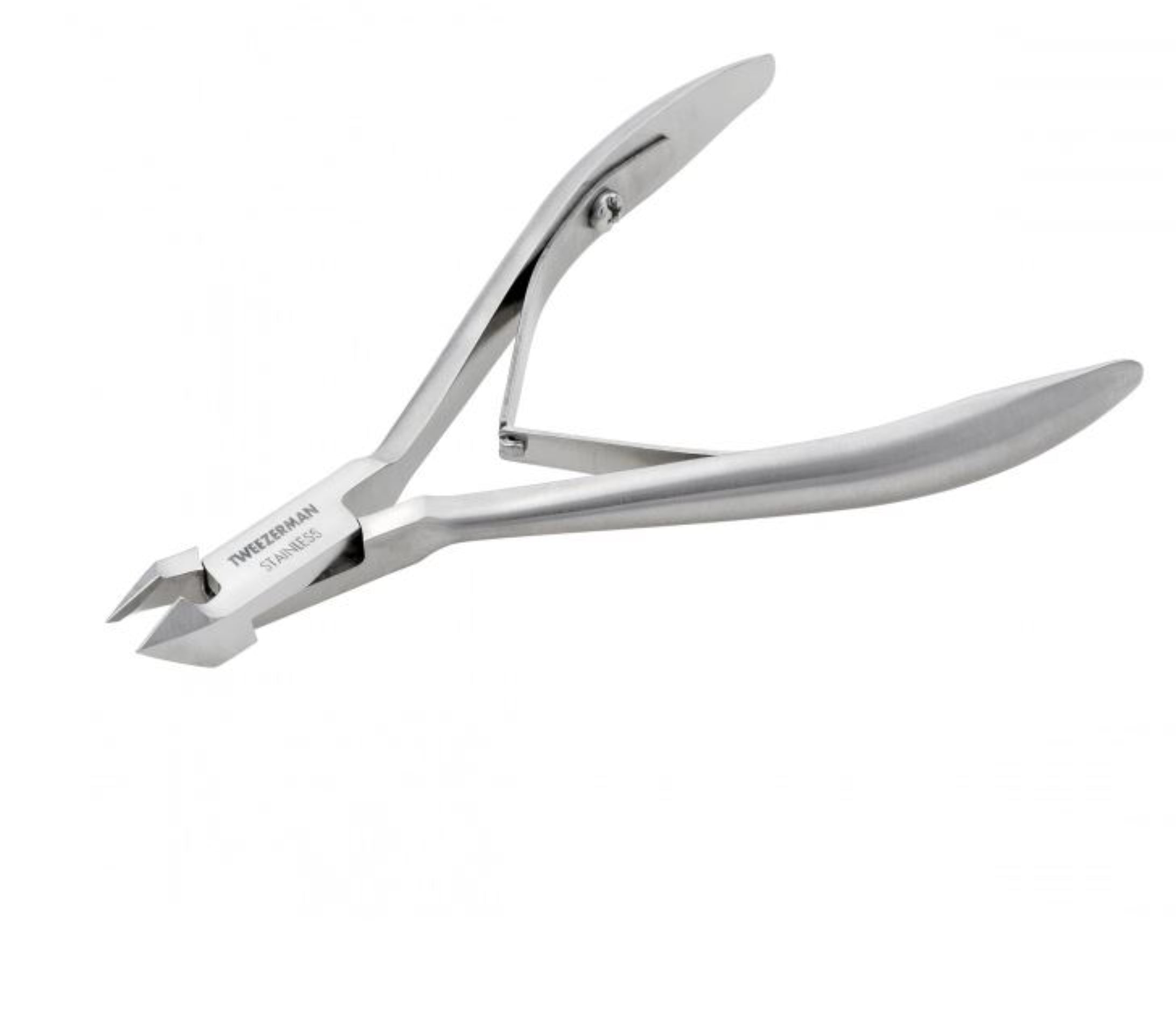 Tweezerman stainless steel nipper for precise nail care and grooming tasks