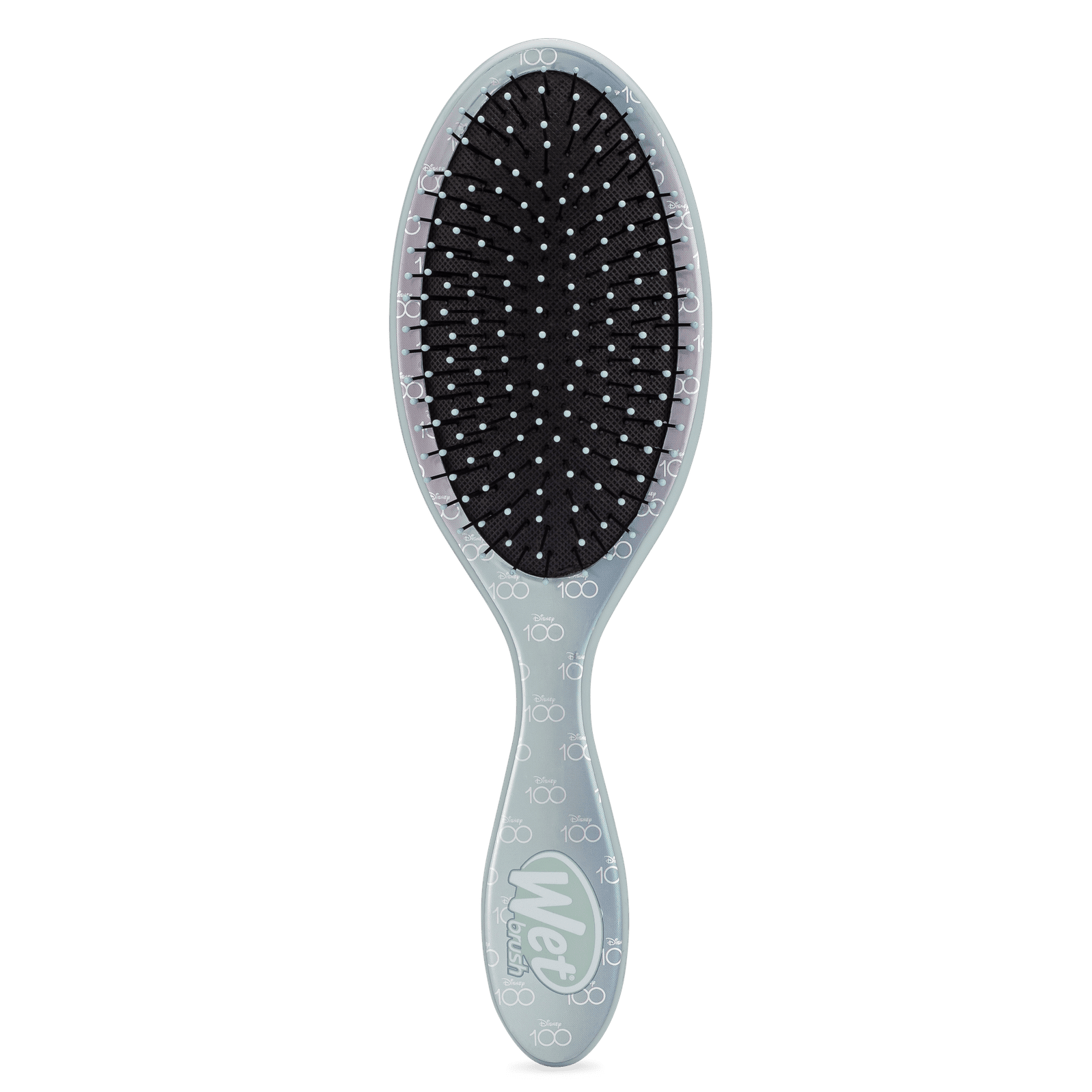 Disney 100 wet brush with flexible bristles for gentle detangling and styling hair
