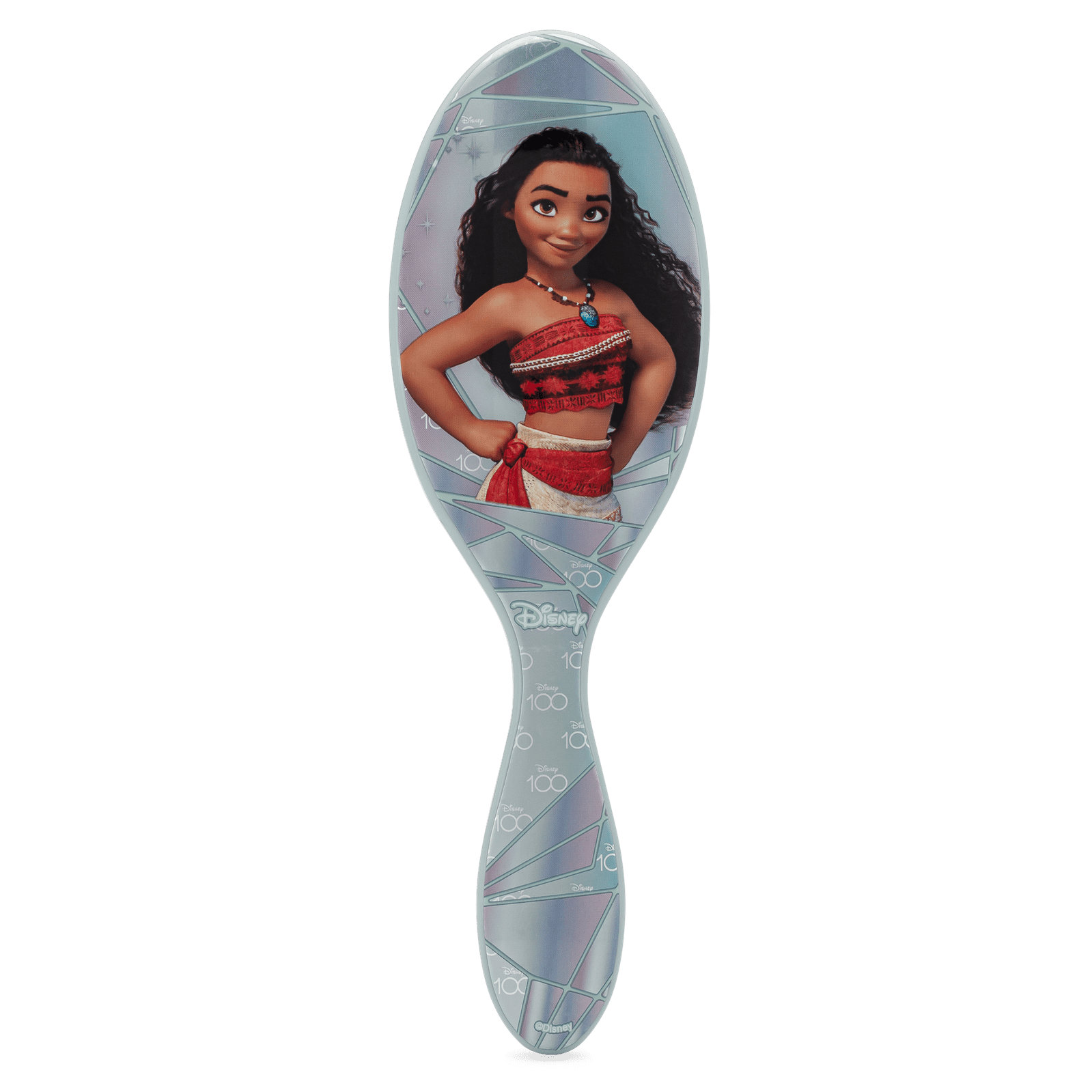 Disney 100 wet brush featuring Moana design for gentle detangling and styling hair