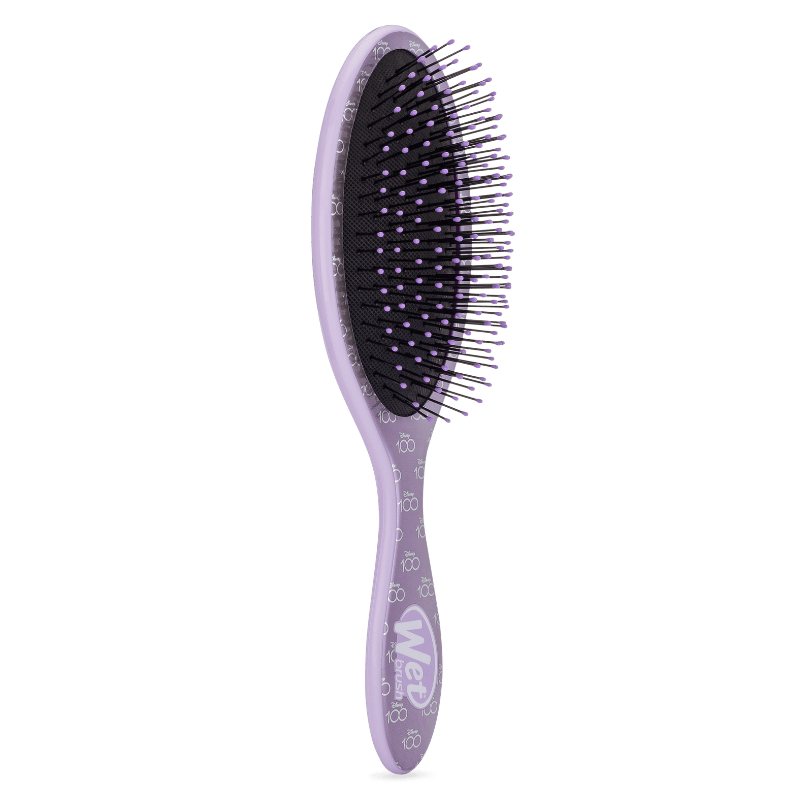 Disney 100 wet brush in lavender with flexible bristles for gentle detangling