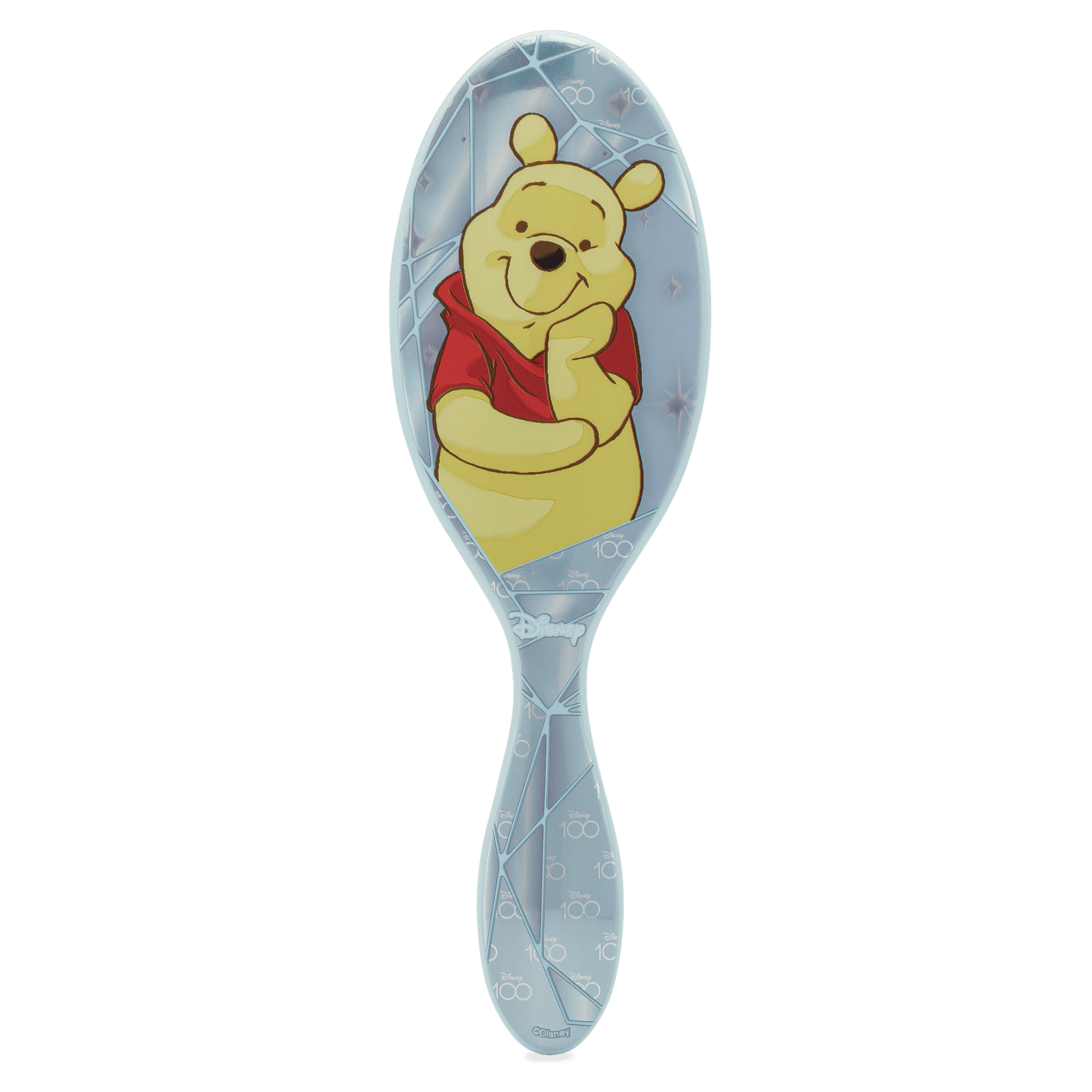 Disney 100 wet brush featuring a cute illustration of Winnie the Pooh for effortless detangling