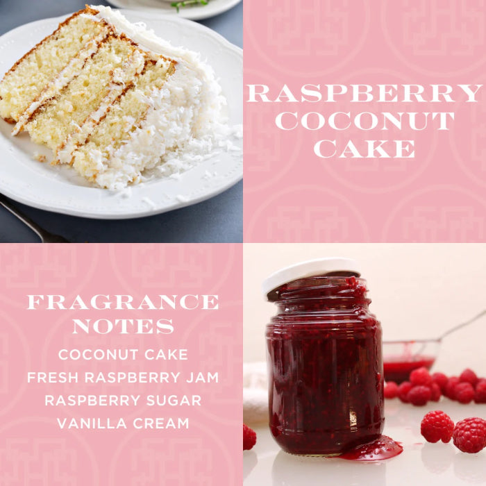 HomeWorx gel hand soap Raspberry Coconut Cake scented with notes of coconut cake fresh raspberry jam and vanilla cream