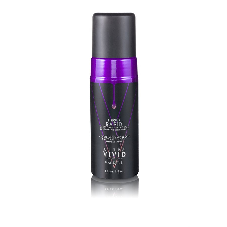 Norvell Ultra Vivid 1 Hour Rapid Self-Tanning Mousse for a Fast, Natural Tan