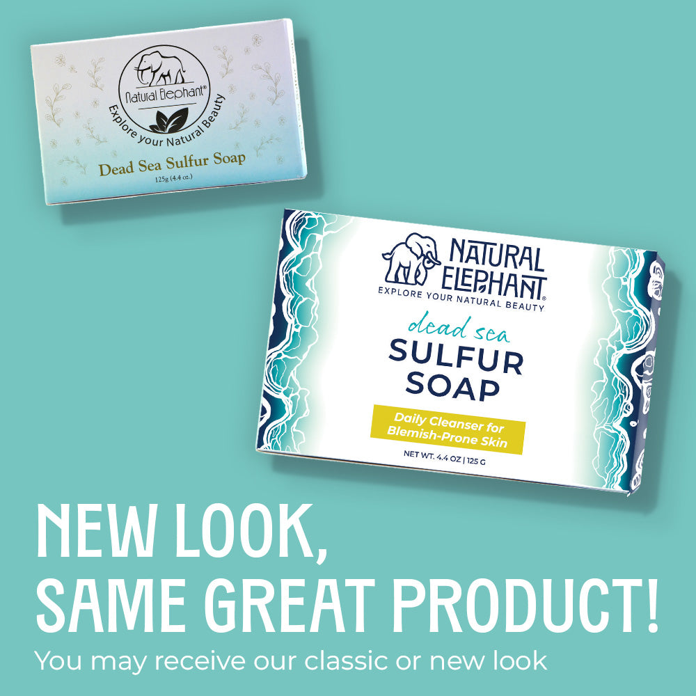 Natural Elephant Dead Sea Sulfur Soap, a daily cleanser, great natural sulfur soap for acne treatment