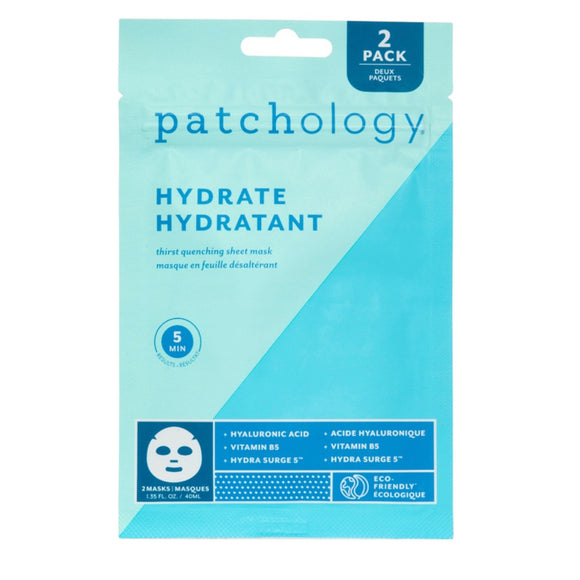 Patchology FlashMasque Hydrate 5-Minute Sheet Mask (2-Pack)