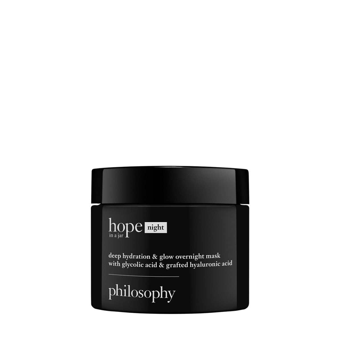 Philosophy Hope in a Jar Night deep hydration overnight hydration face mask with glycolic acid and hyaluronic acid