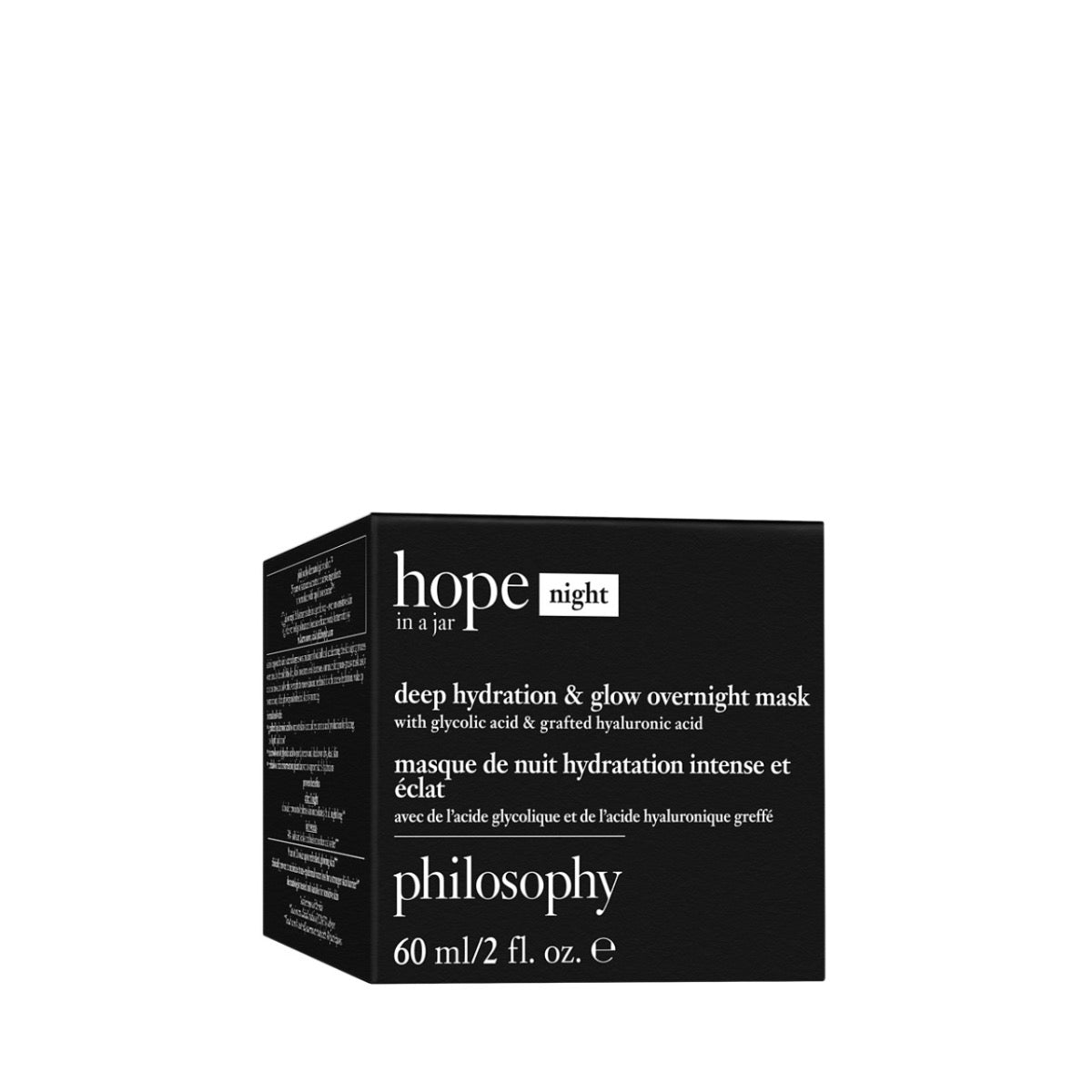 Philosophy Hope in a Jar Night deep hydration glow overnight hydration face mask 60ml jar
