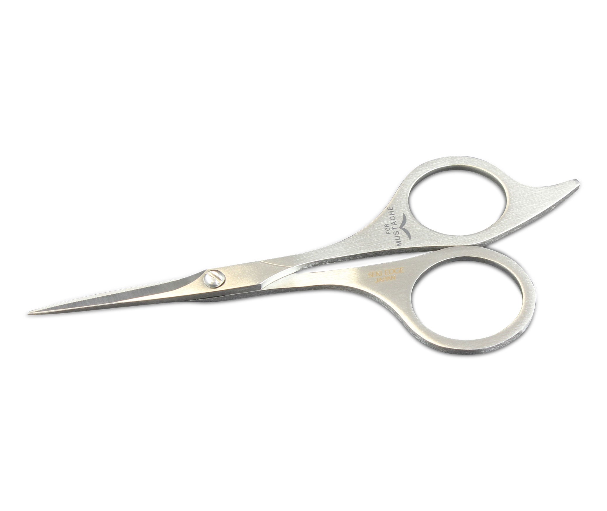 Seki Edge moustache scissors with precision blades for detailed facial hair grooming