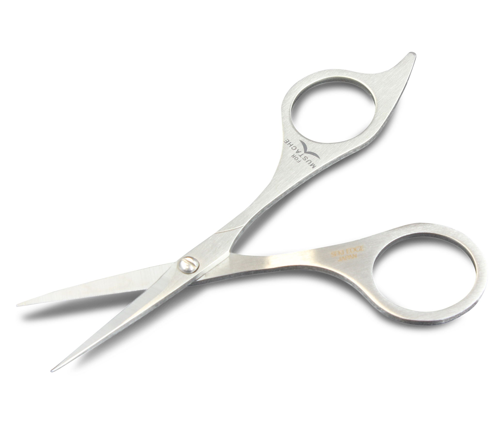 Seki Edge moustache scissors with precision blades for accurate facial grooming