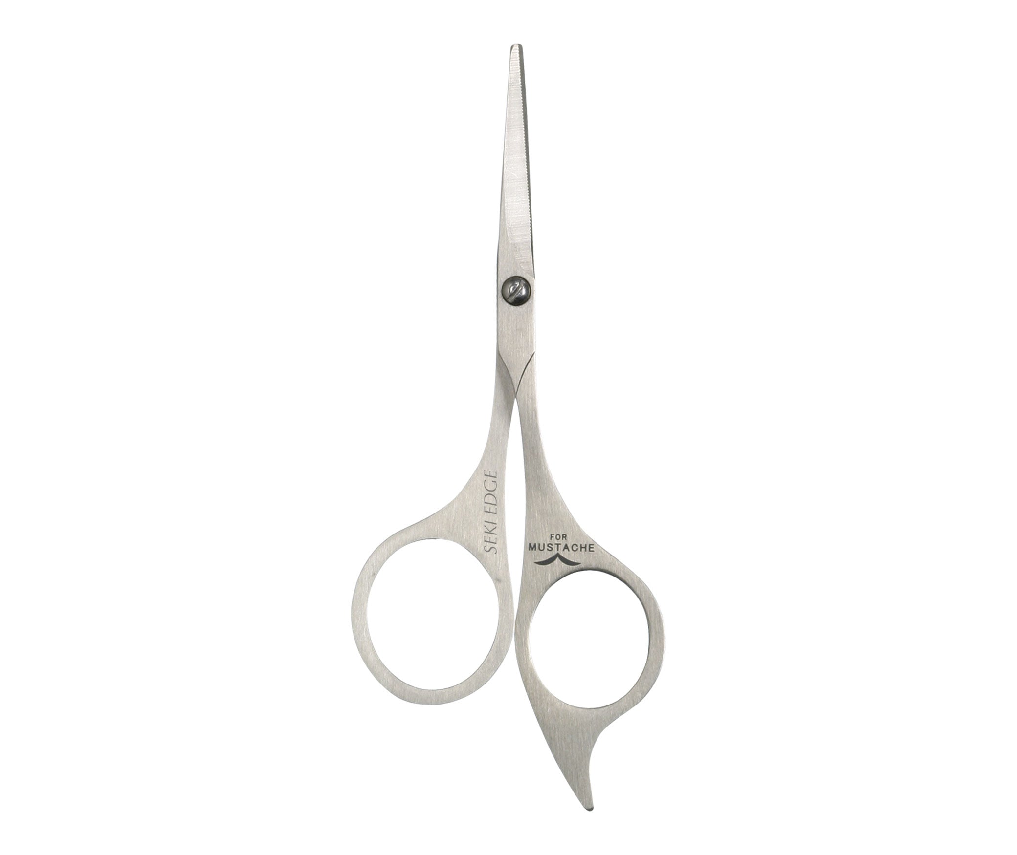 Seki Edge moustache scissors with precise stainless steel blades for detailed grooming