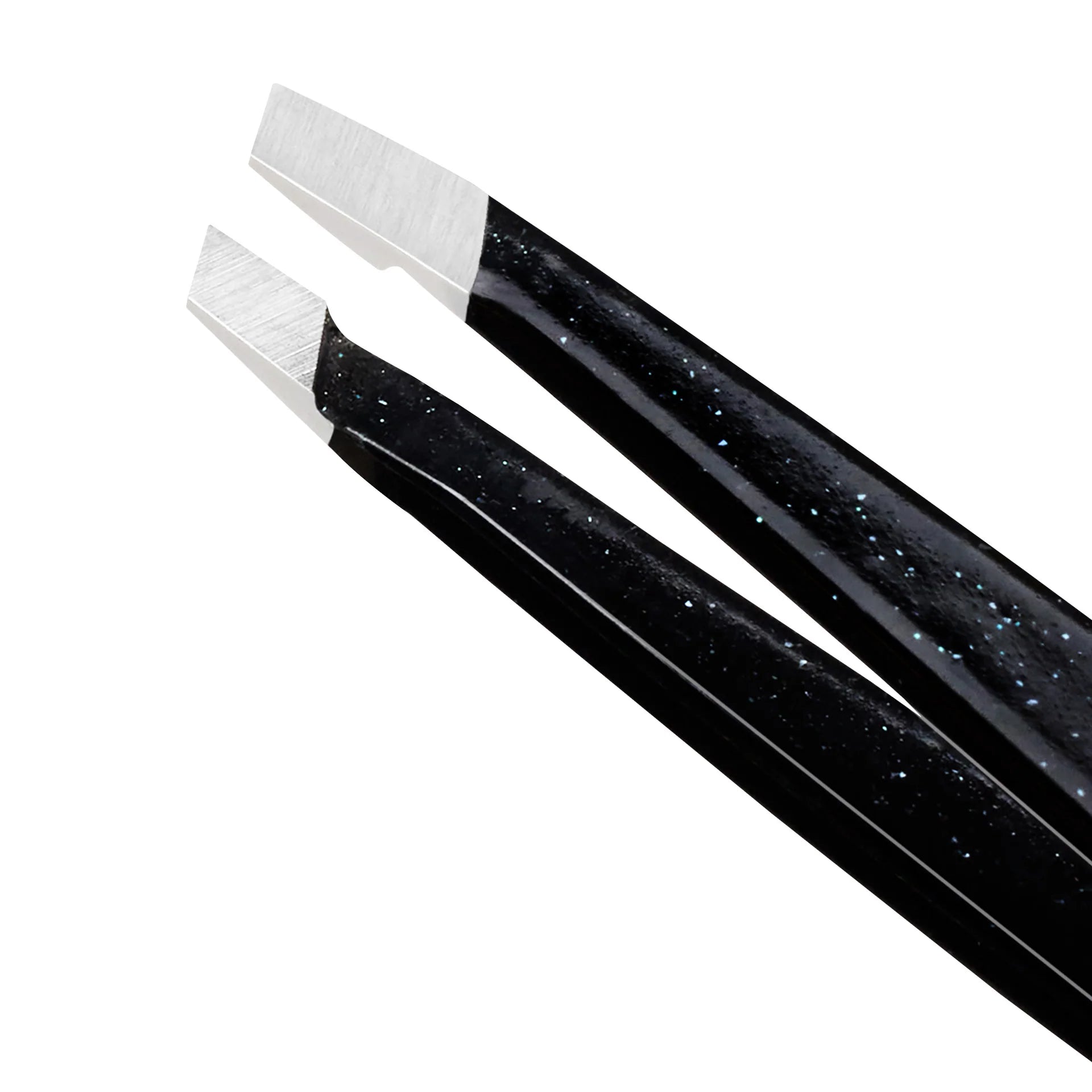 Tweezerman precision eyebrow tweezer with sharp slanted edges for easy hair removal