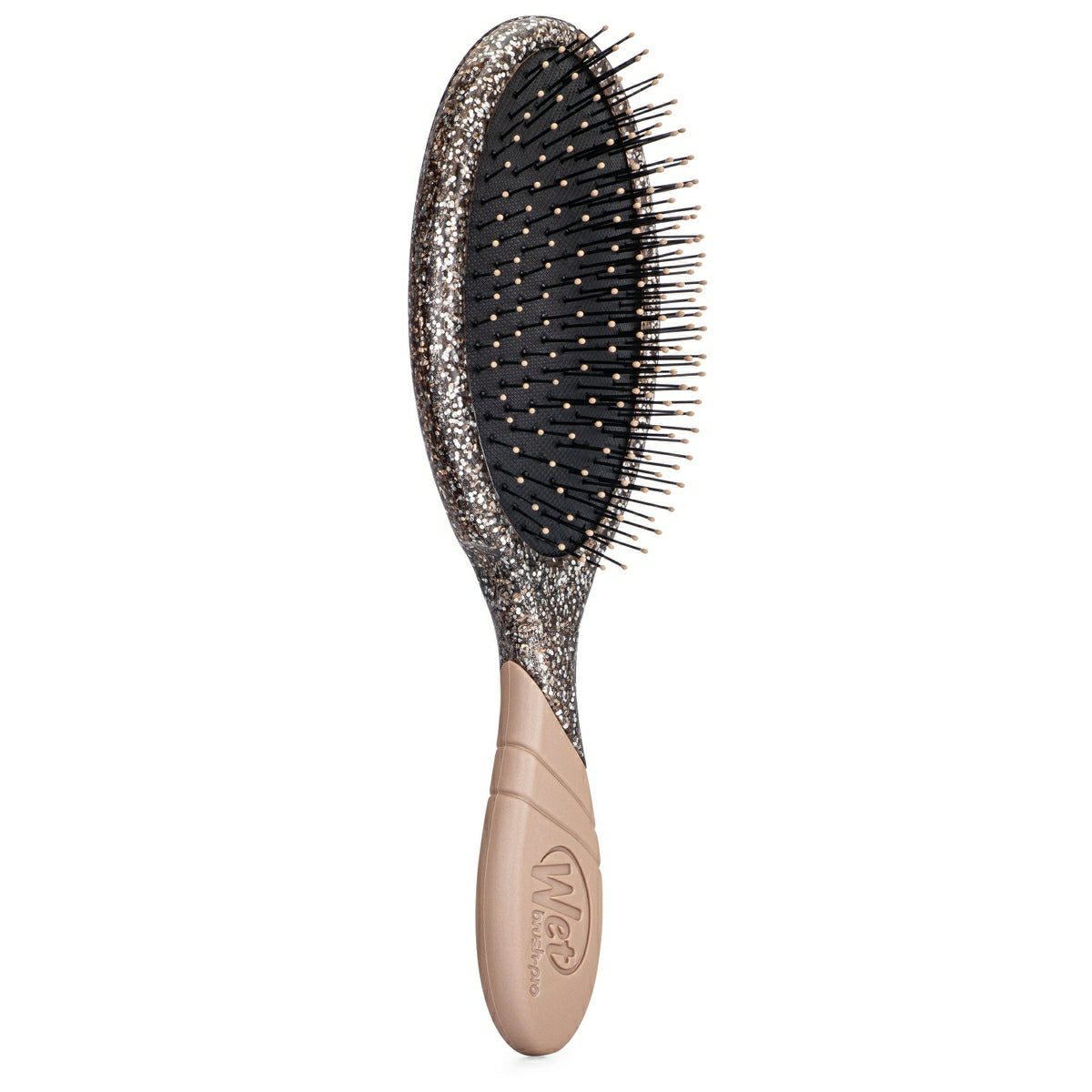 Wet Brush Crushed Jewels Detangler with glitter handle and flexible bristles for gentle hair detangling
