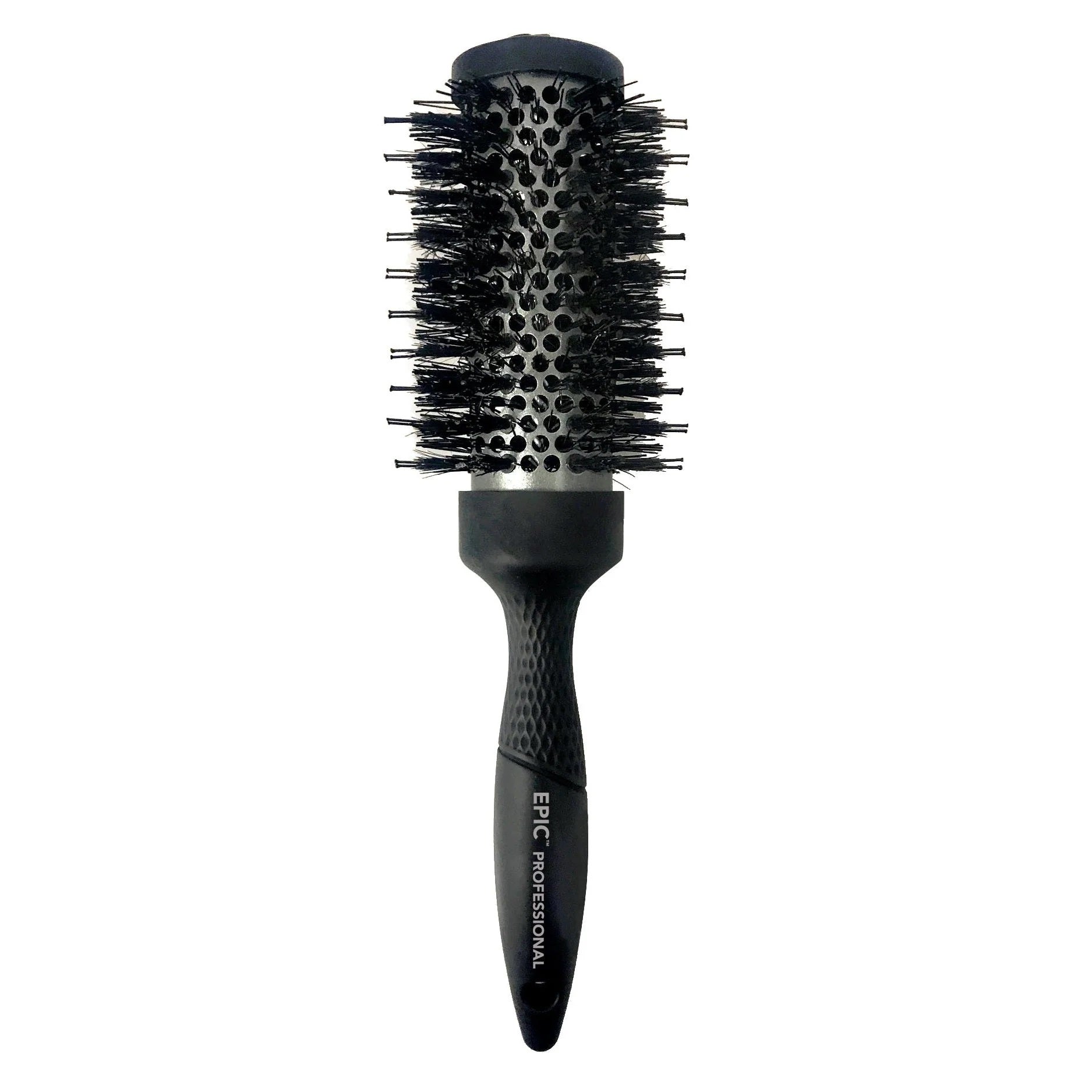 Wet Brush Epic Pro Blowout Brush with black handle and round bristle head for styling