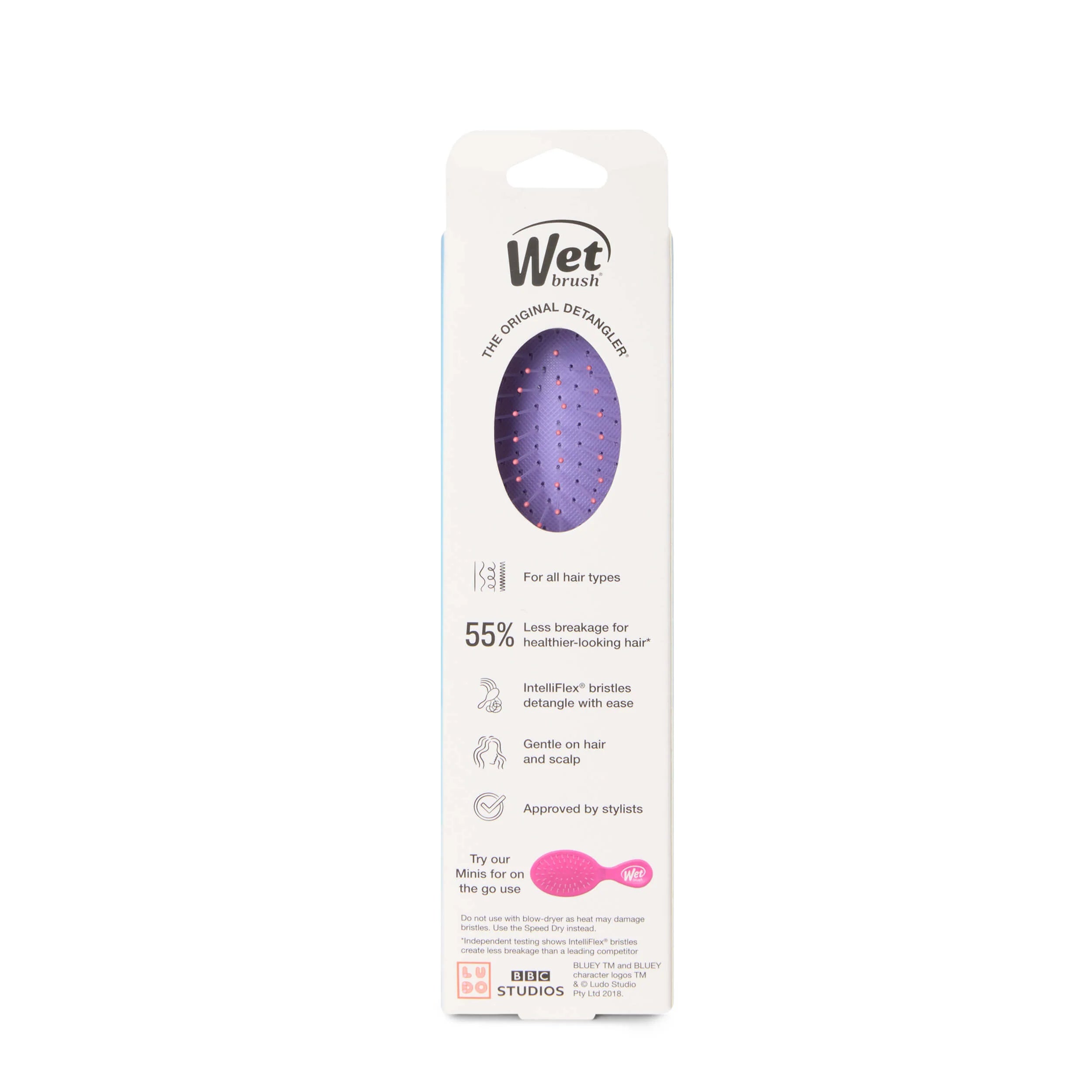 Wet Brush Original Detangler Hair Detangling Brush with soft bristles for all hair types