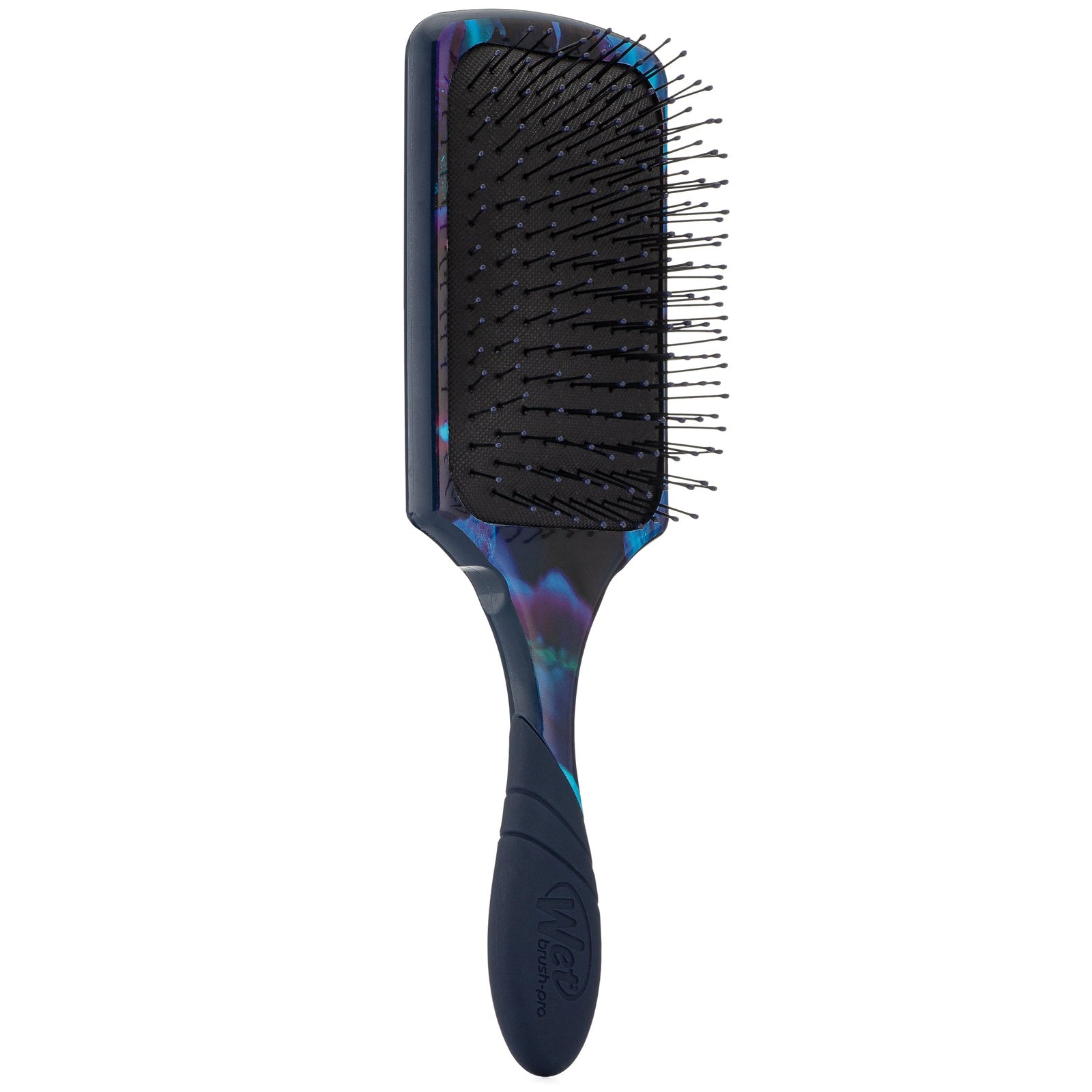 Wet Brush paddle brush for tangle-free hair with a colorful handle and flexible bristles