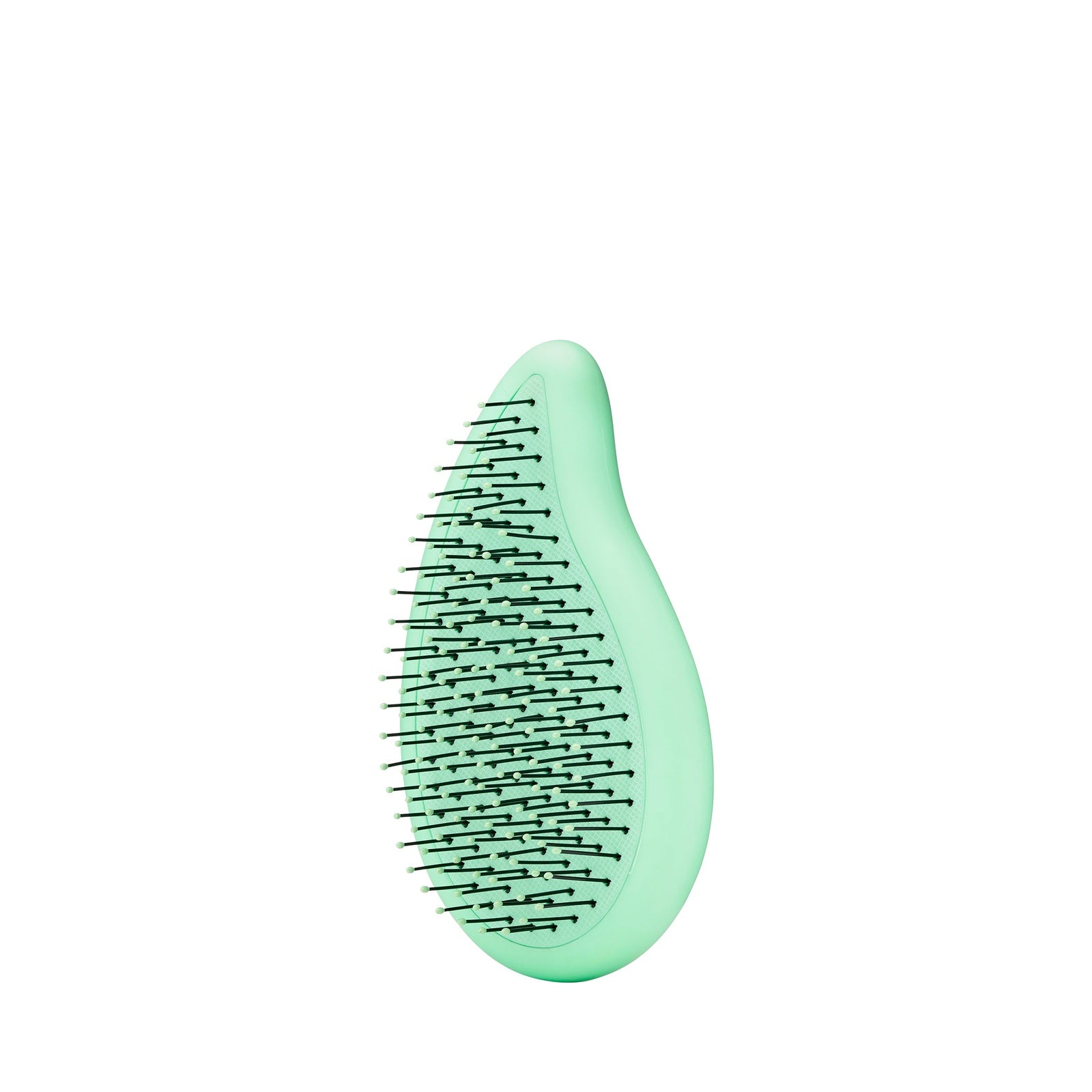 Wet Brush palm detangler in mint green designed for gentle and effective hair detangling