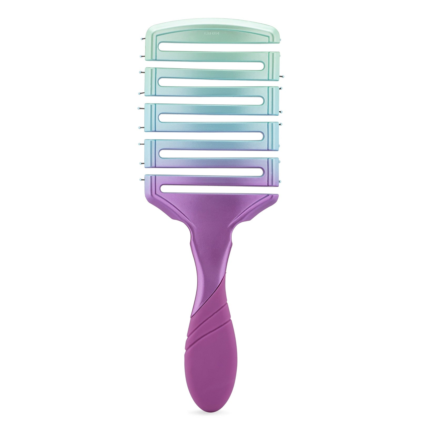 Wet Brush Pro Flex Dry Paddle in purple with flexible vents for faster hair drying and detangling